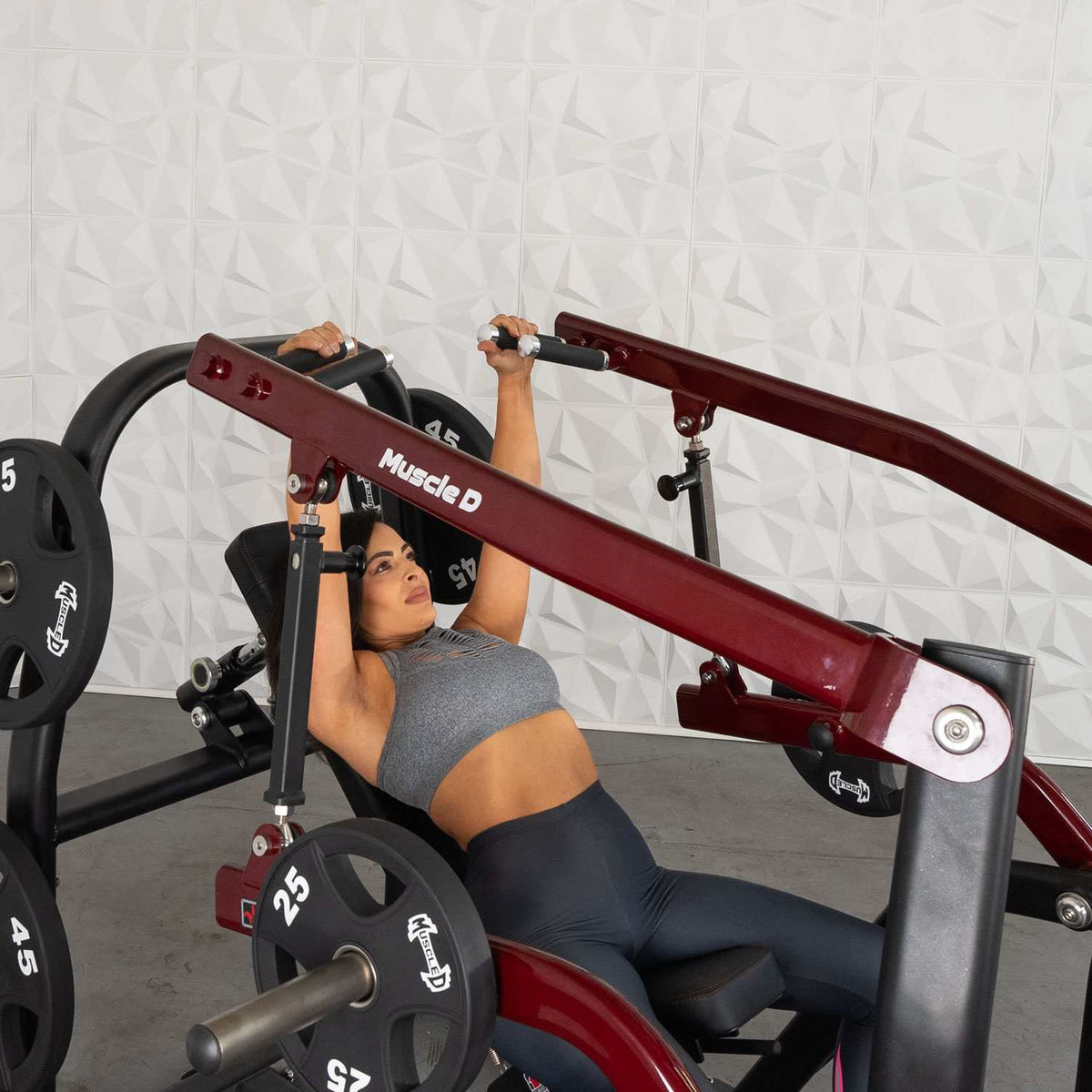 Muscle D Fitness Pro Strength Incline Chest Press