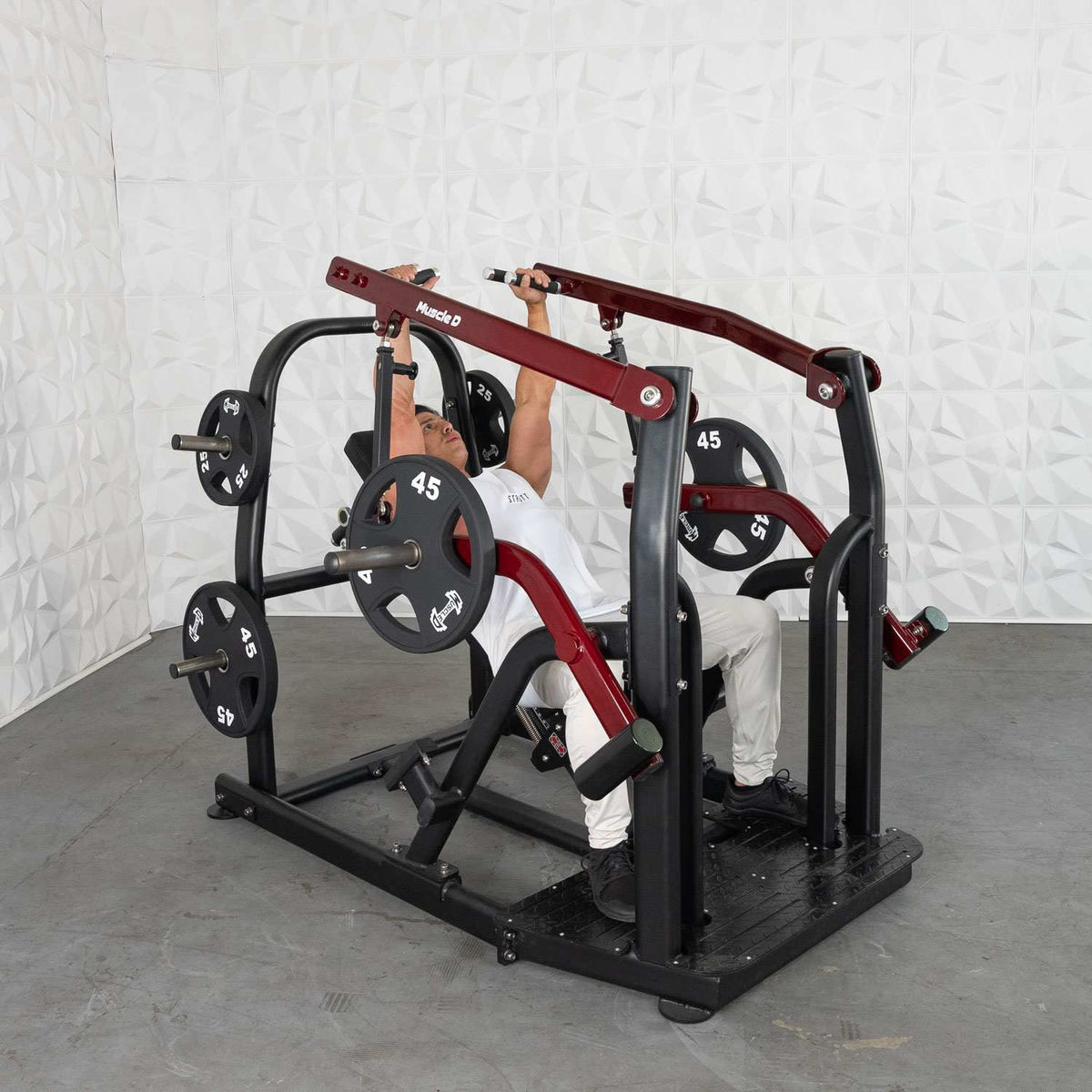 Muscle D Fitness Pro Strength Incline Chest Press