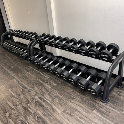 Muscle D Fitness Sweet 2-Tier Dumbbell Rack