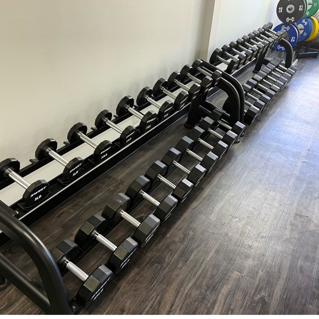 Muscle D Fitness Sweet 2-Tier Dumbbell Rack