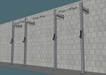 Muscle D Fitness TGrip Commercial 14' Low Profile Wall Mount Rig