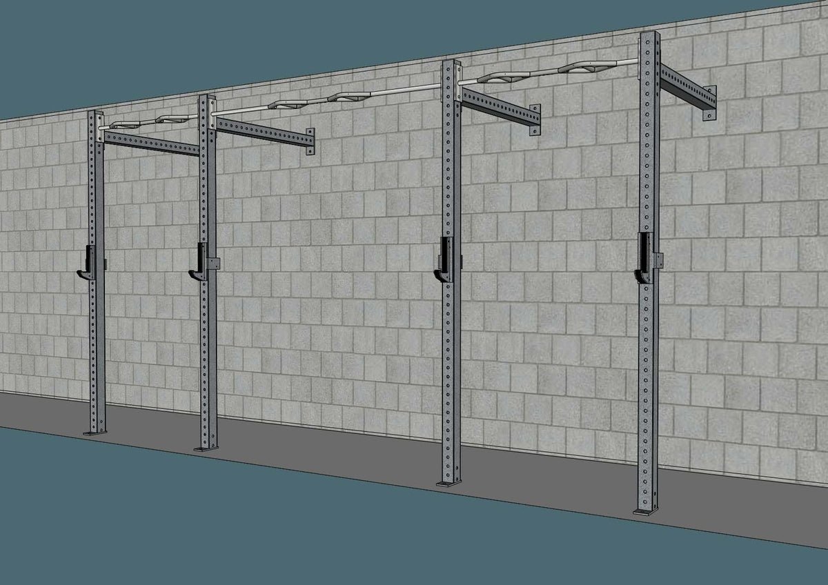 Muscle D Fitness TGrip Commercial 14' Wall Mount Rig