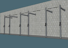 Muscle D Fitness TGrip Commercial 24' Wall Mount Rig