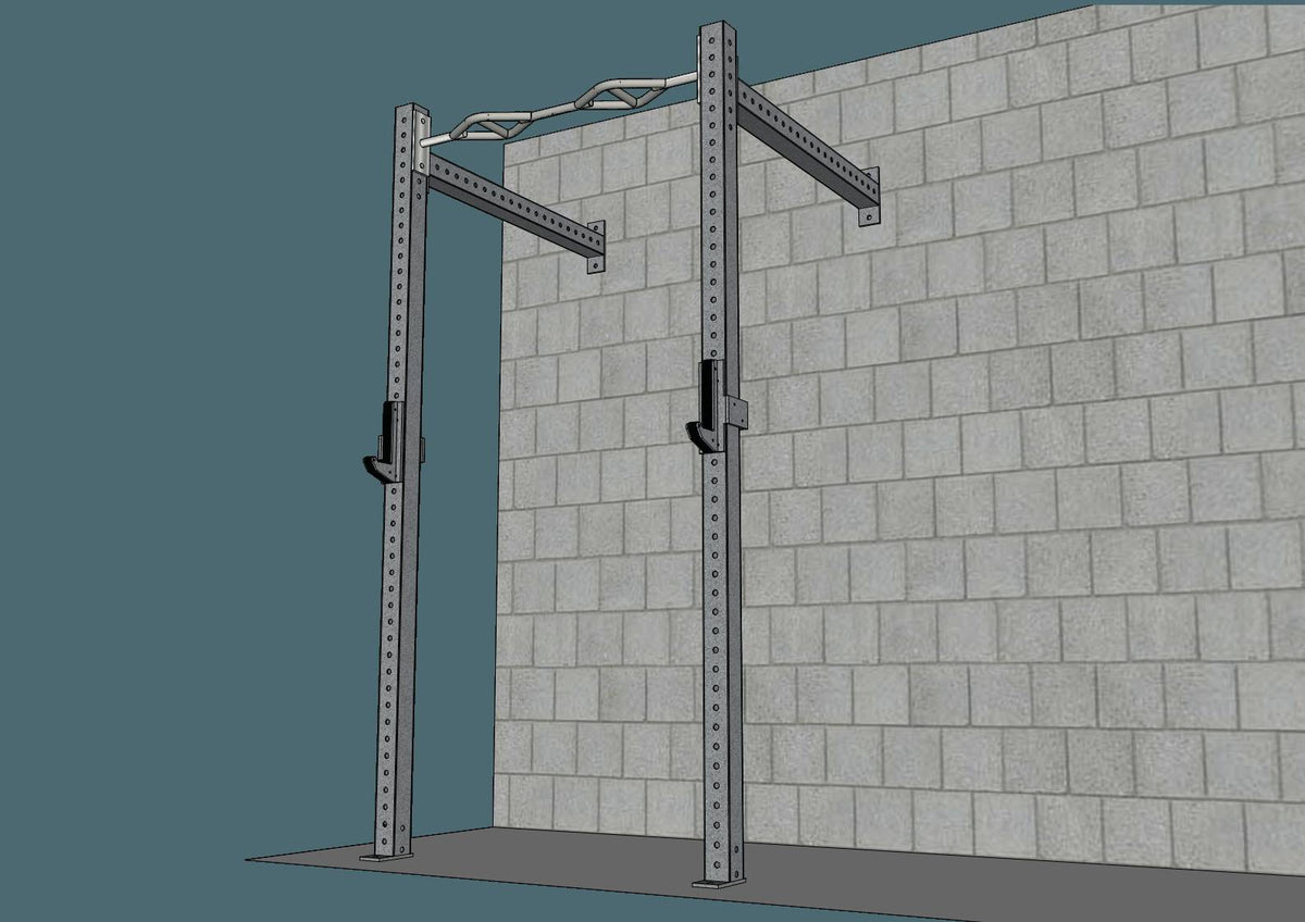 Muscle D Fitness TGrip Commercial 4' Wall Mount Rig