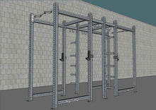 Muscle D Fitness TGrip Commercial Dual Power Rack