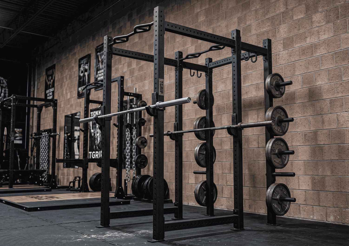 Muscle D Fitness TGrip Commercial Full Power Rack