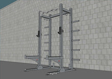 Muscle D Fitness TGrip Commercial Half Rack