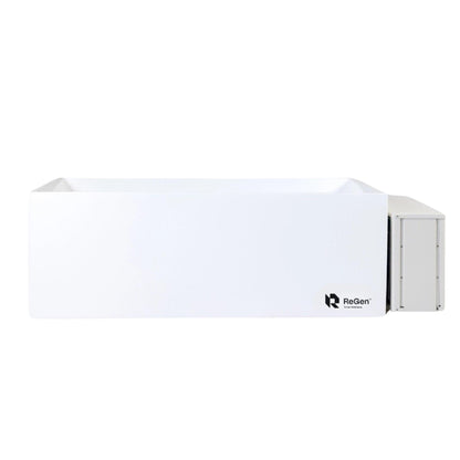 ReGen white storage box with a sleek design, ideal for organizing household items efficiently.