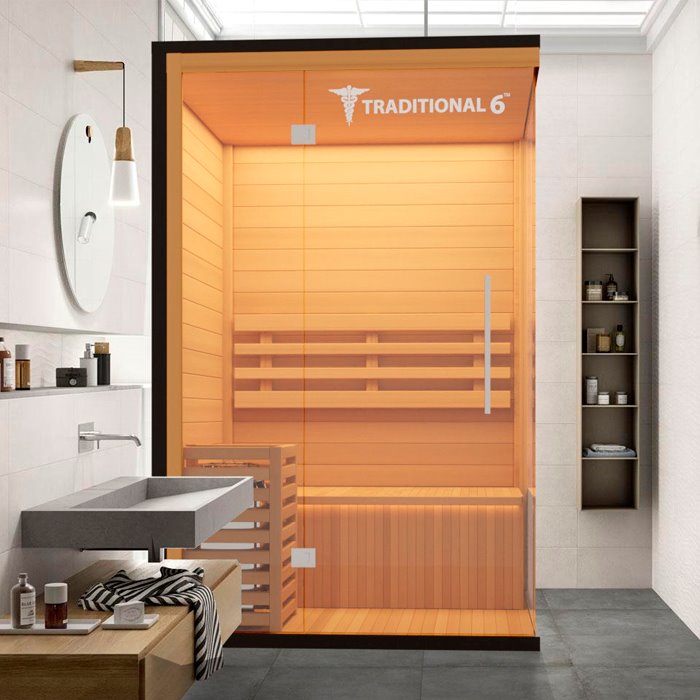 Traditional 6 Medical Sauna (2 Person) Saunas Medical Saunas 