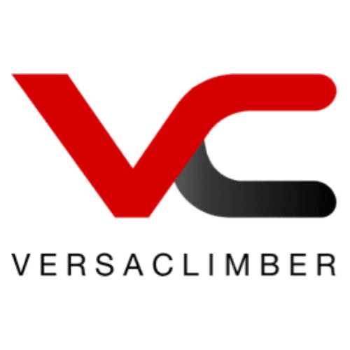 Logo of VersaClimber featuring the letters 'VC' in red and black, with the full name 'VERSACLIMBER' displayed below.