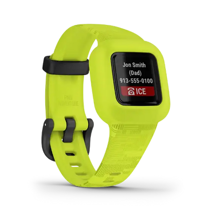 Digital camo vívofit jr. 3 – side view highlighting rugged strap design